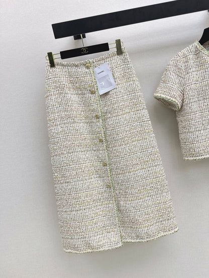 Tweed Midi Skirt