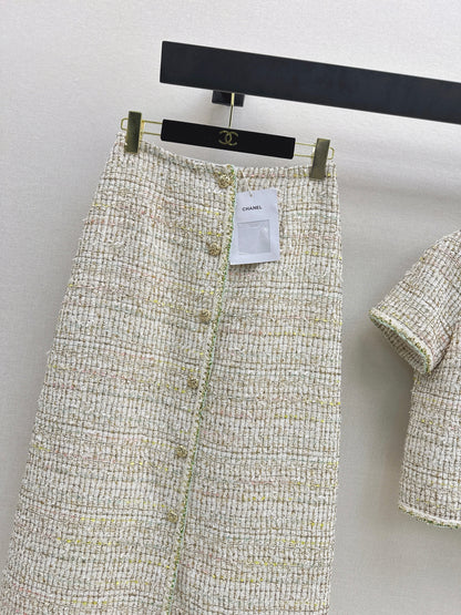 Tweed Midi Skirt