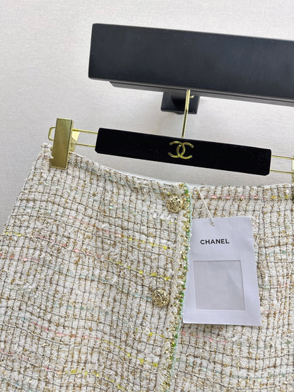 Tweed Midi Skirt