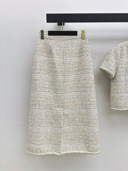 Tweed Midi Skirt