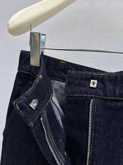 Straight-leg cropped trousers