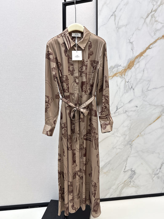 Printed Long Dress