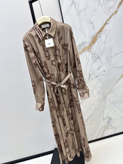 Printed Long Dress