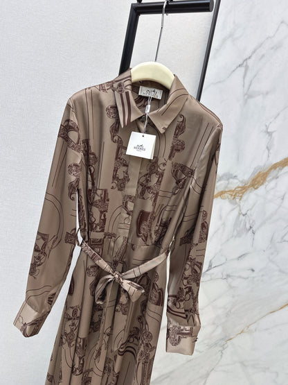 Printed Long Dress