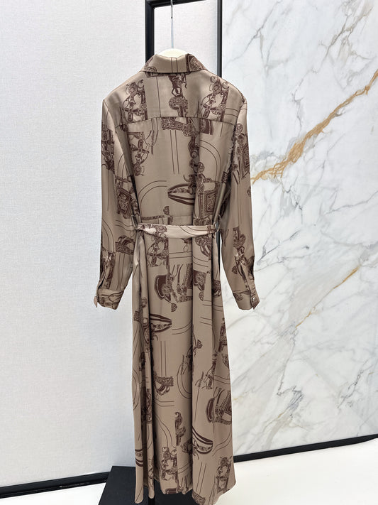 Printed Long Dress