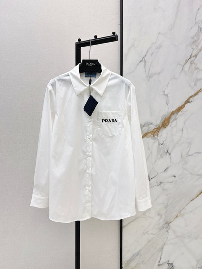 Letter-decorated shirt