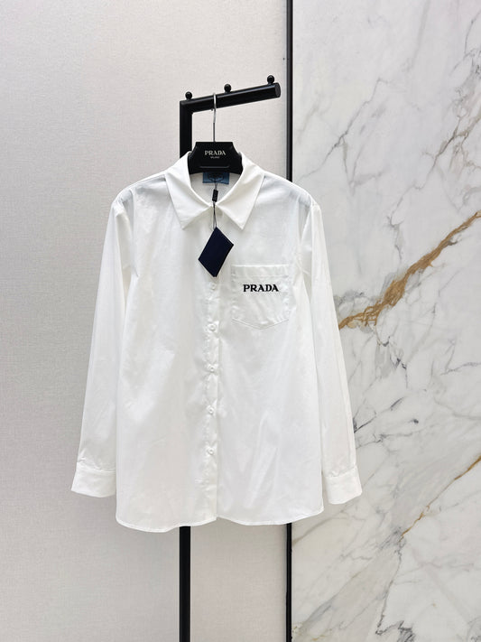 Letter-decorated shirt