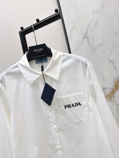 Letter-decorated shirt