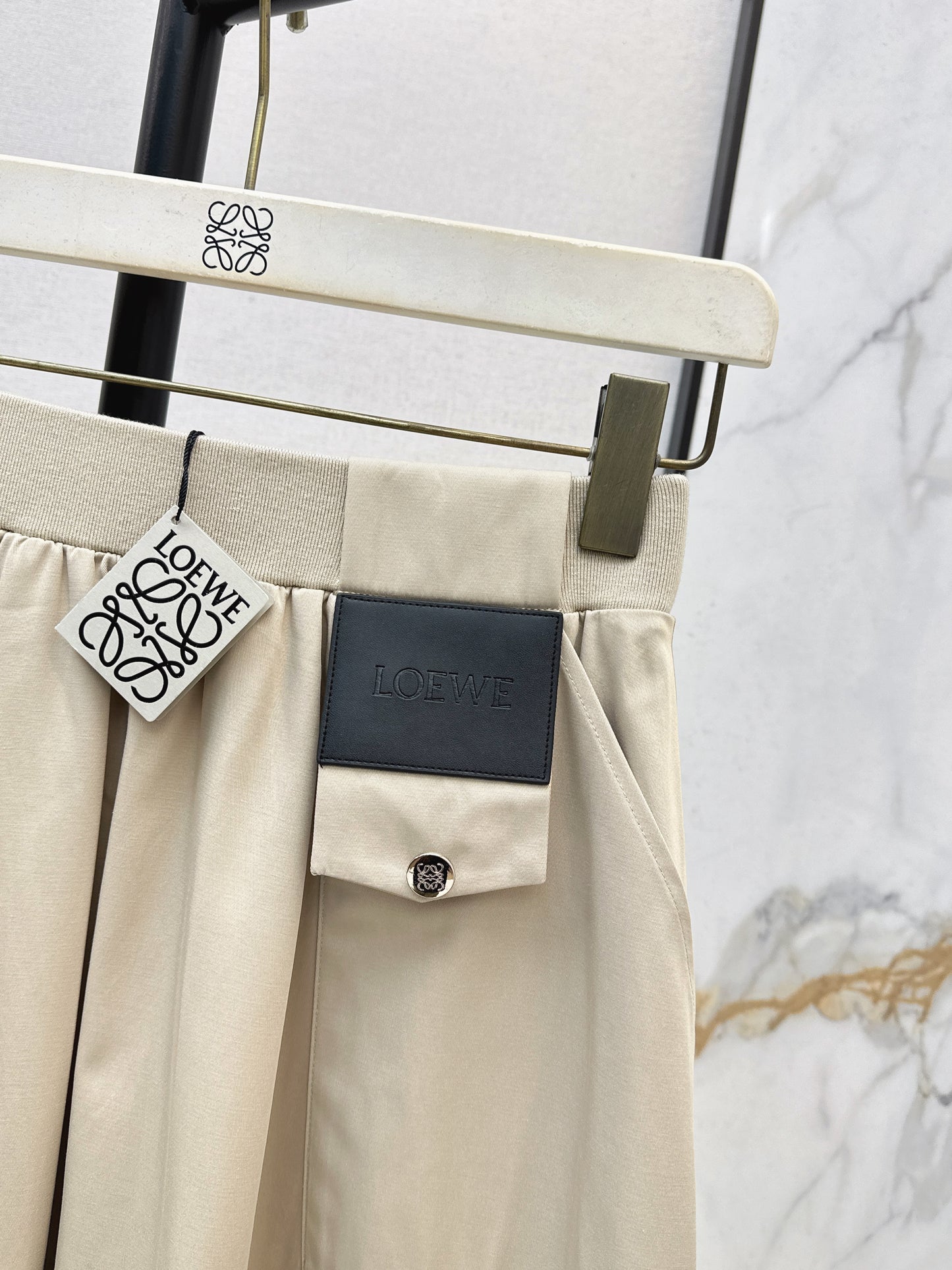 Umbrella-shaped midi skirt