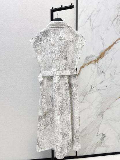 Printed Long Dress
