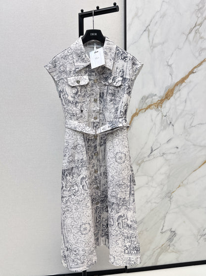 Printed Long Dress