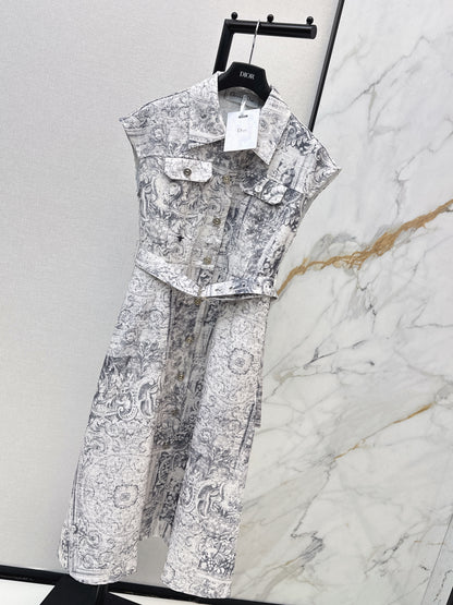Printed Long Dress