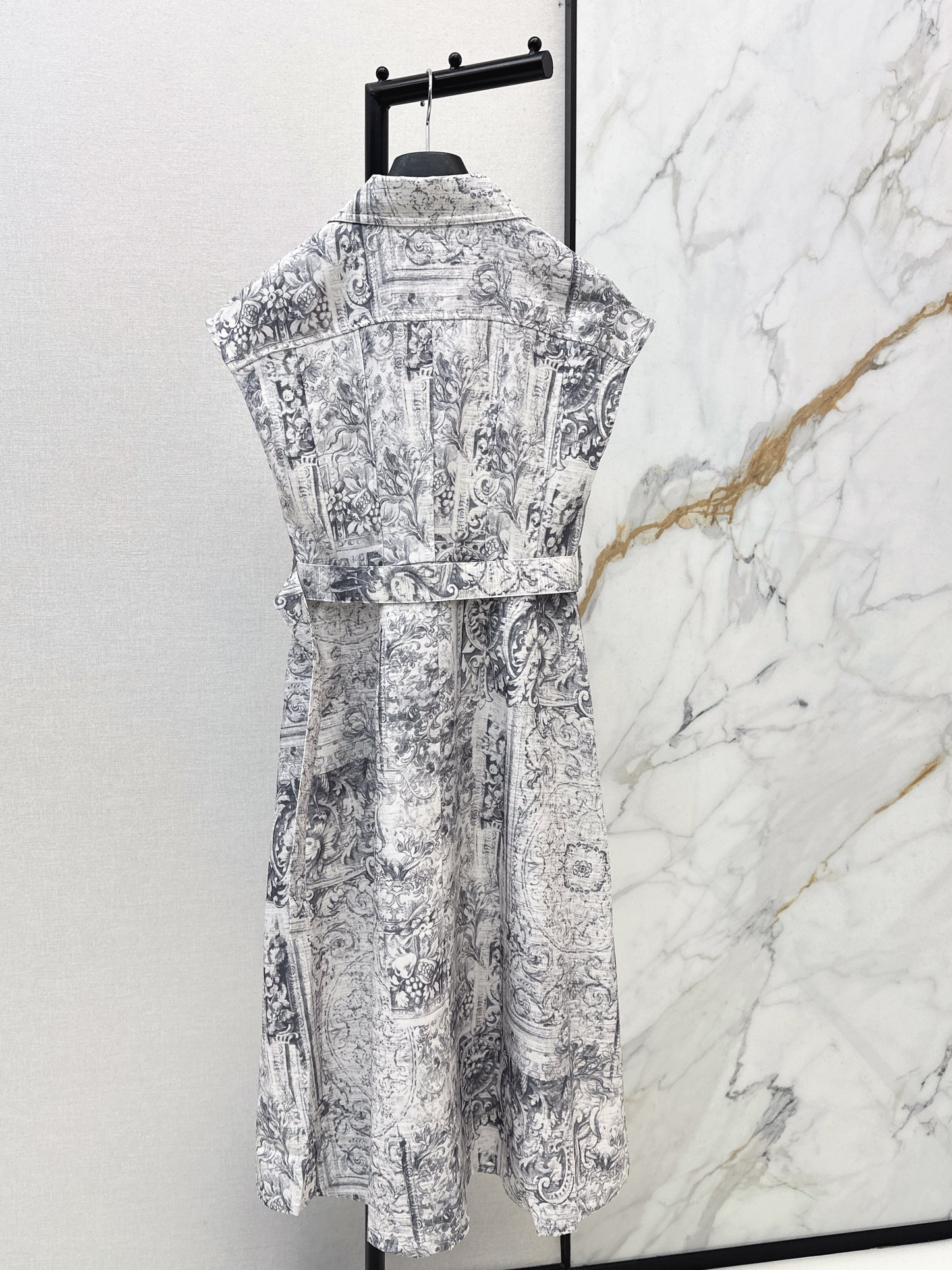 Printed Long Dress