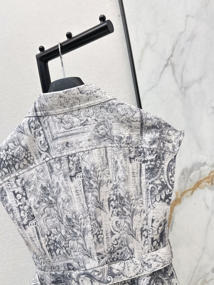 Printed Long Dress