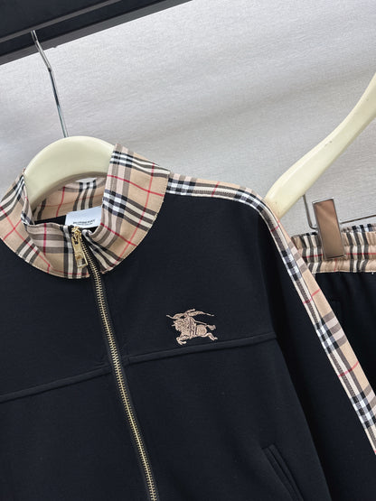 Patchwork Plaid Casual Set