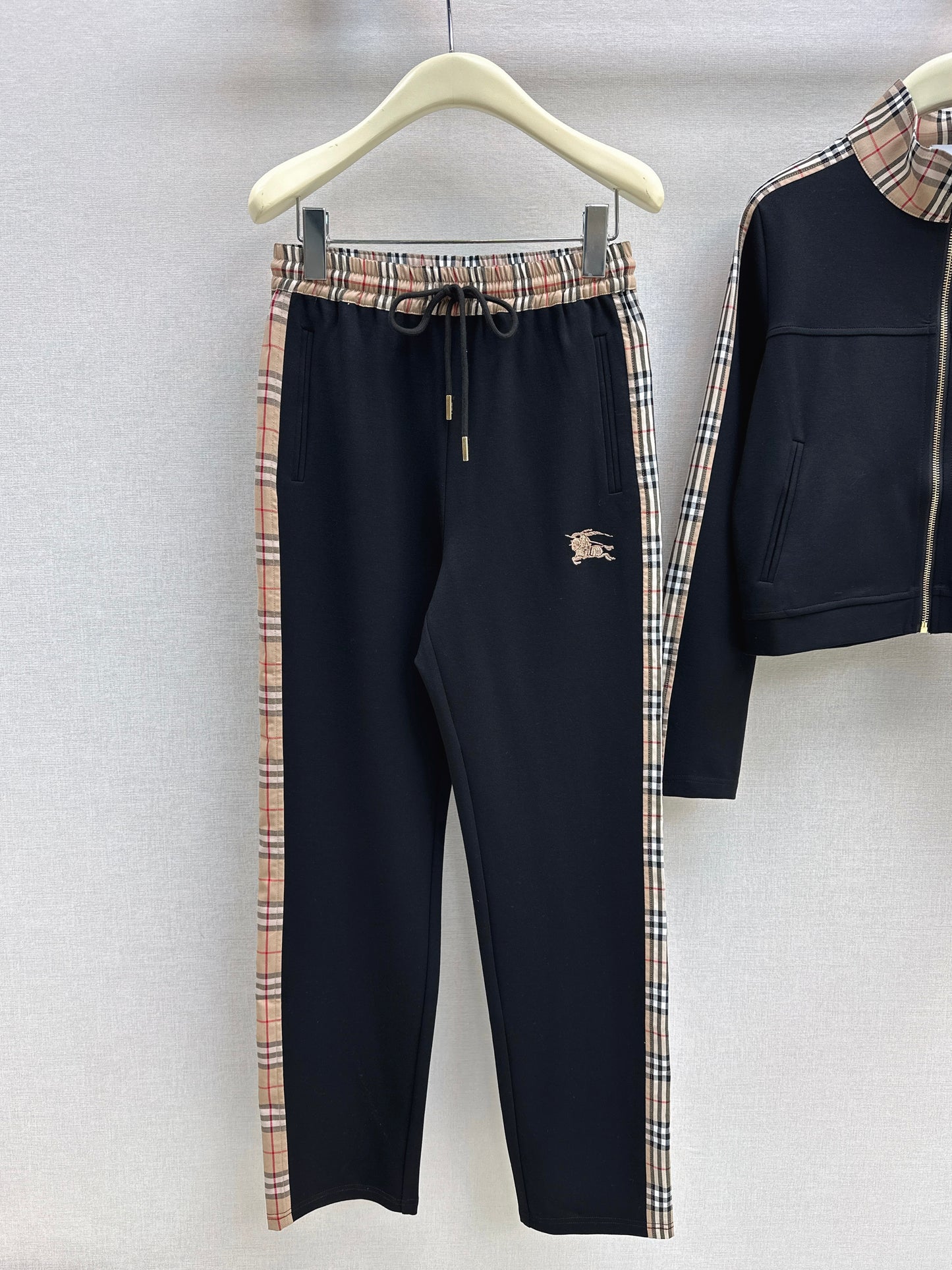 Patchwork Plaid Casual Set