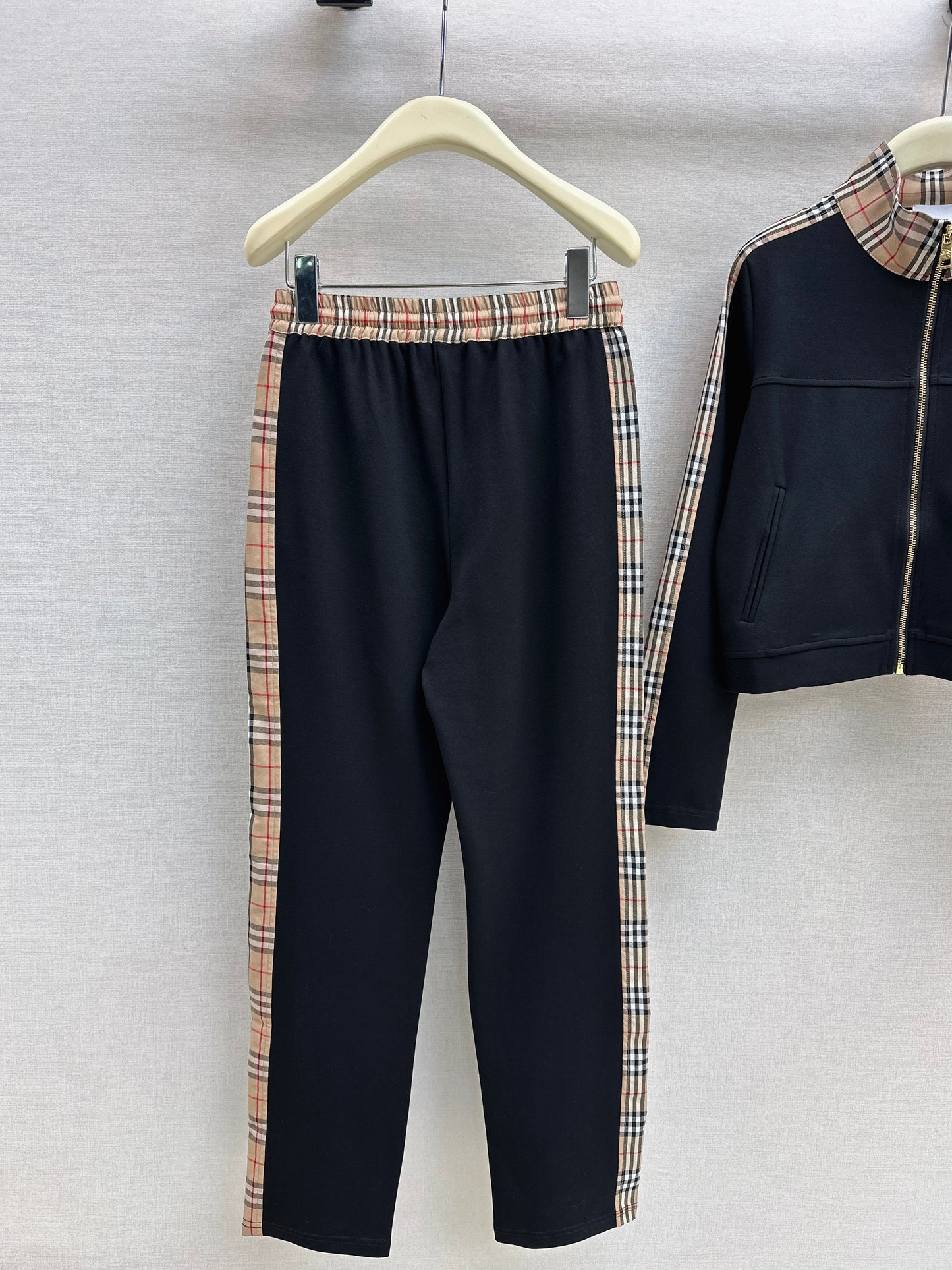 Patchwork Plaid Casual Set