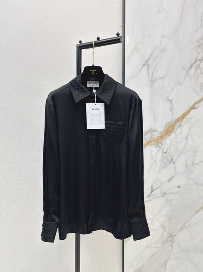 Satin-trimmed Shirt
