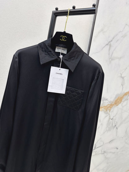 Satin-trimmed Shirt