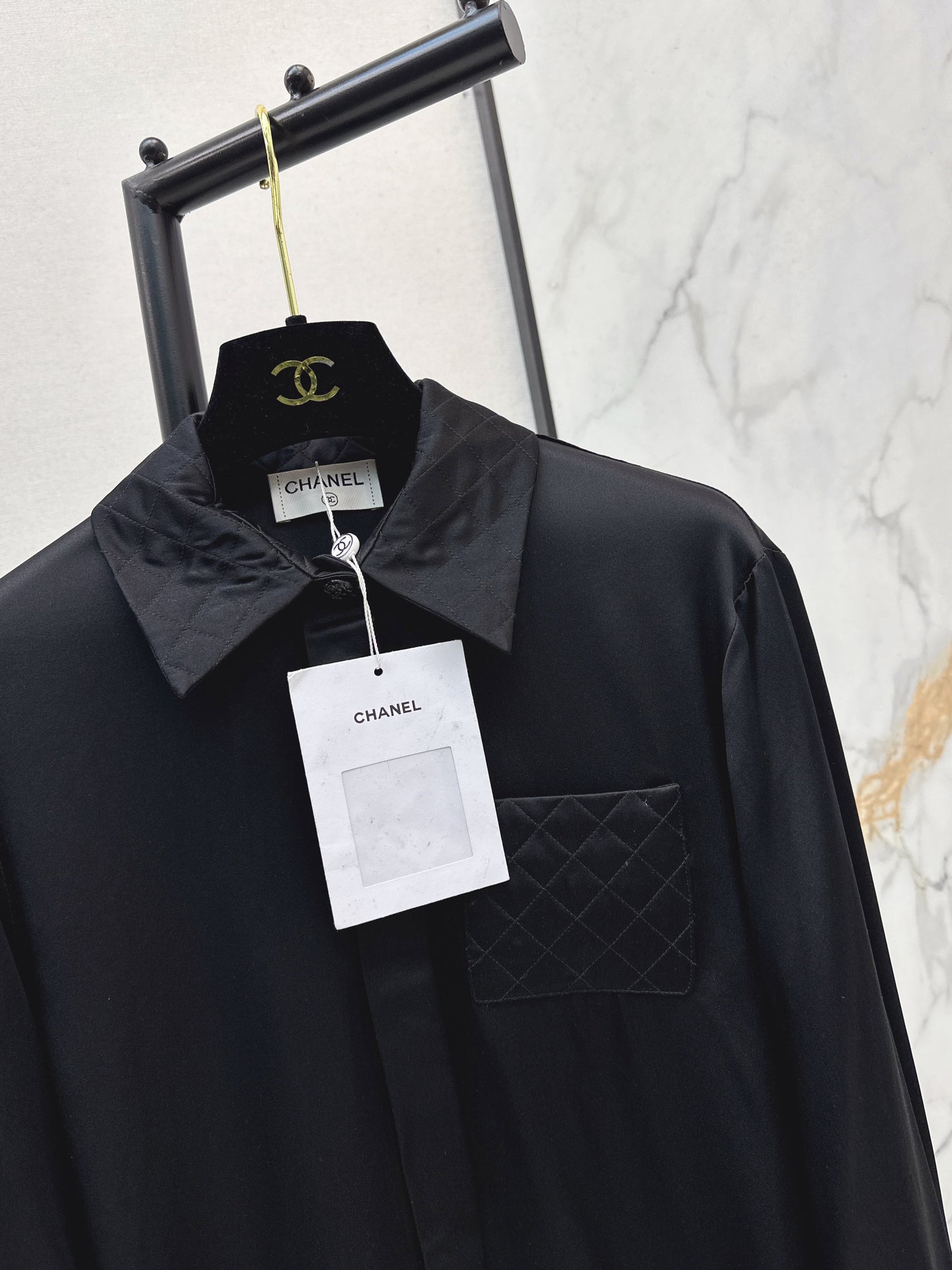 Satin-trimmed Shirt