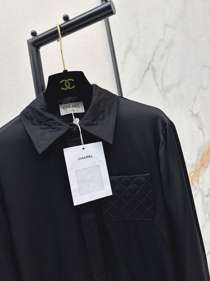 Satin-trimmed Shirt