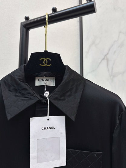 Satin-trimmed Shirt