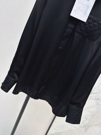 Satin-trimmed Shirt