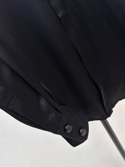 Satin-trimmed Shirt
