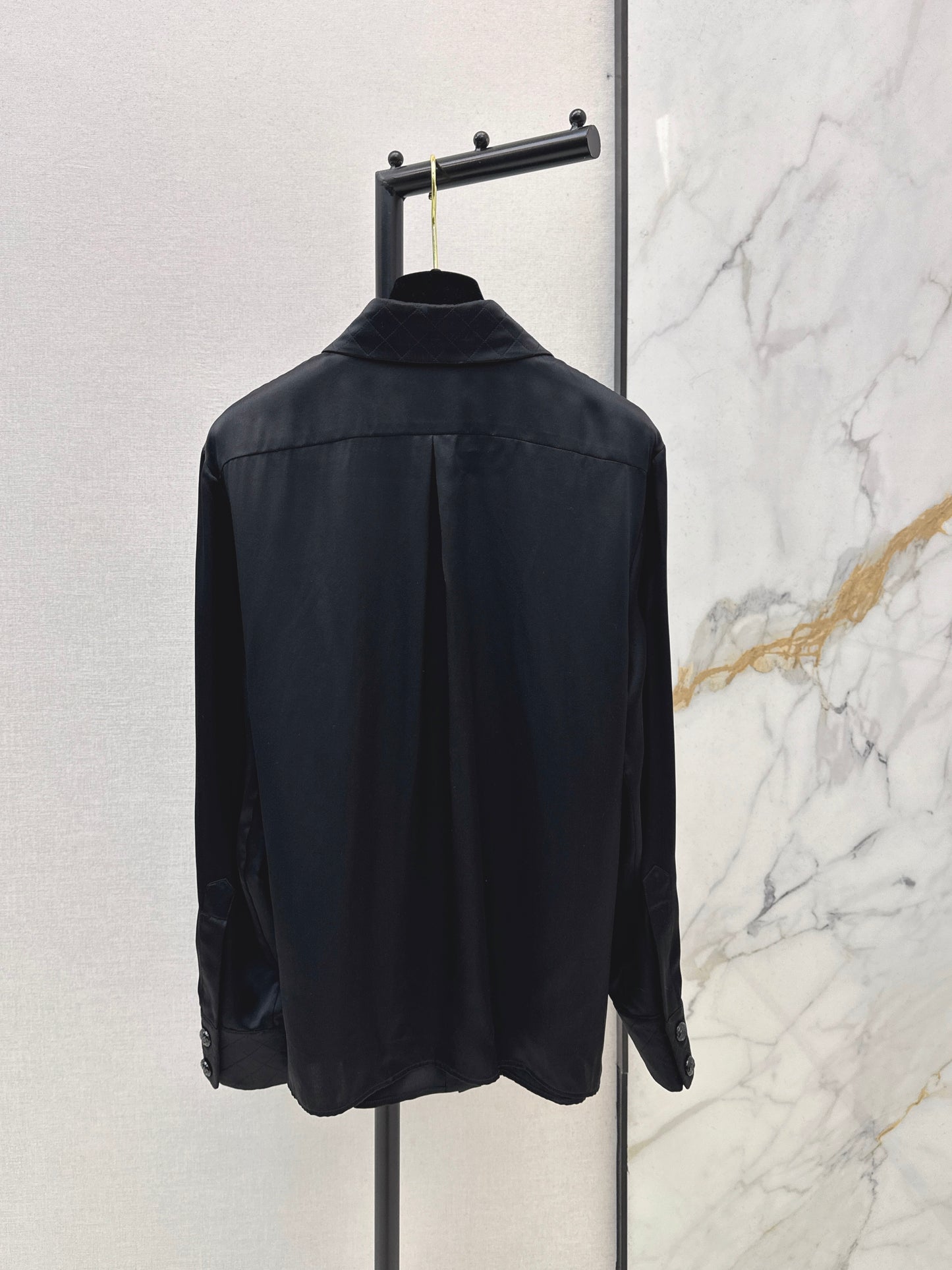 Satin-trimmed Shirt