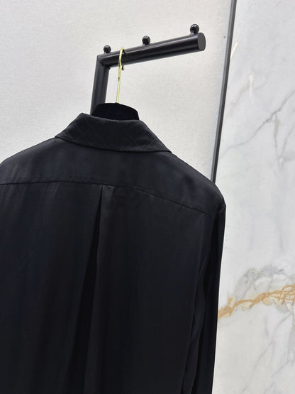 Satin-trimmed Shirt