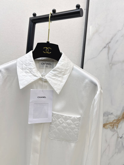 Satin-trimmed Shirt