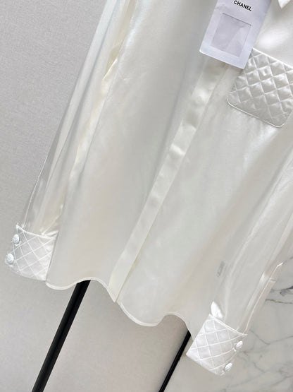 Satin-trimmed Shirt