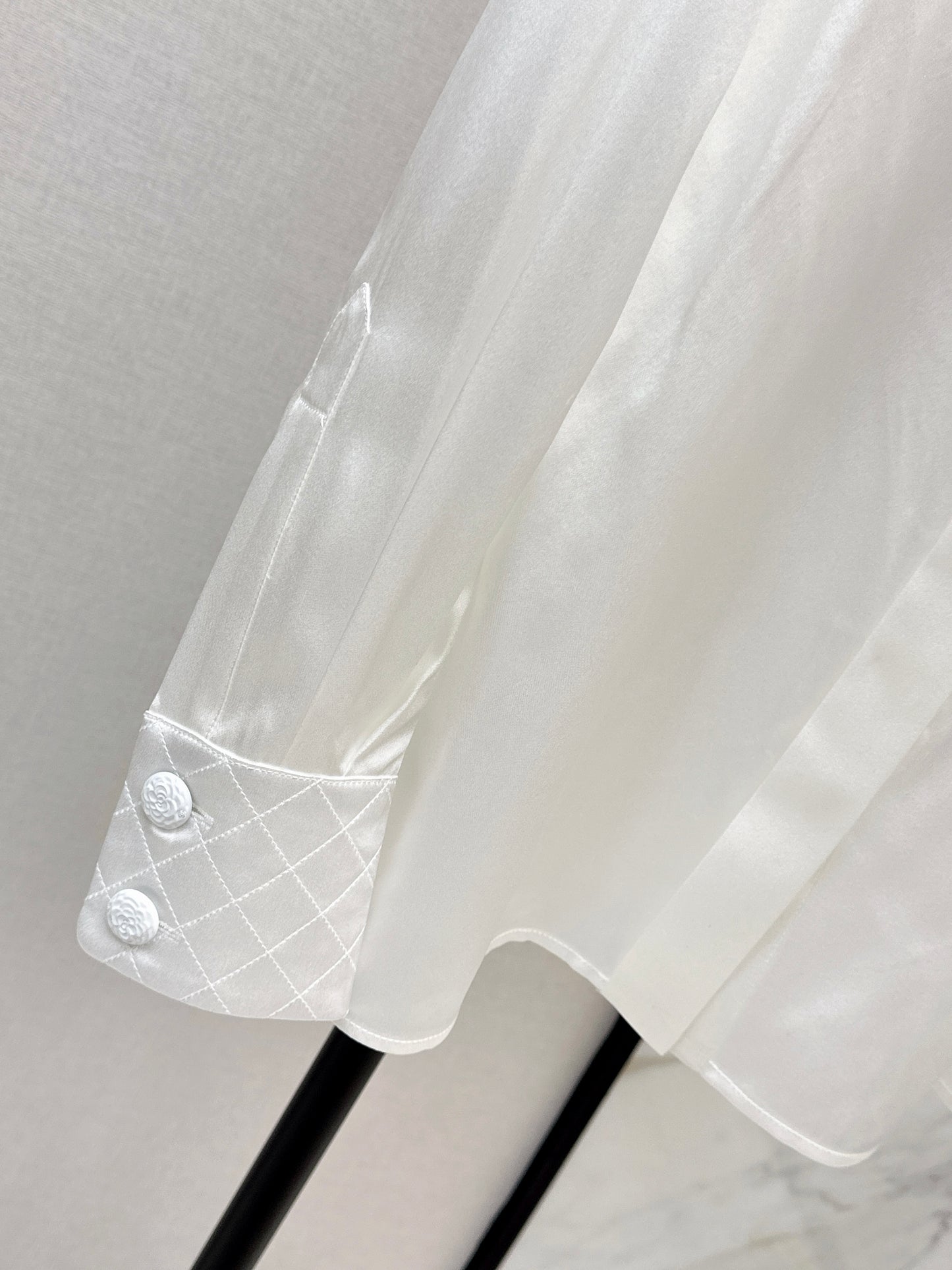 Satin-trimmed Shirt