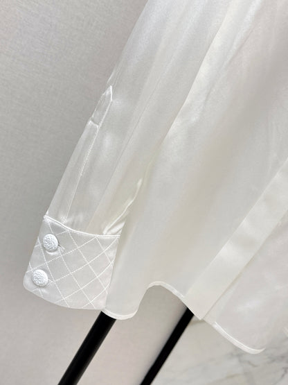 Satin-trimmed Shirt