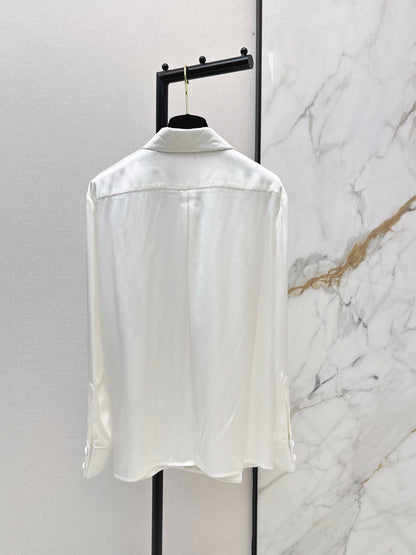 Satin-trimmed Shirt