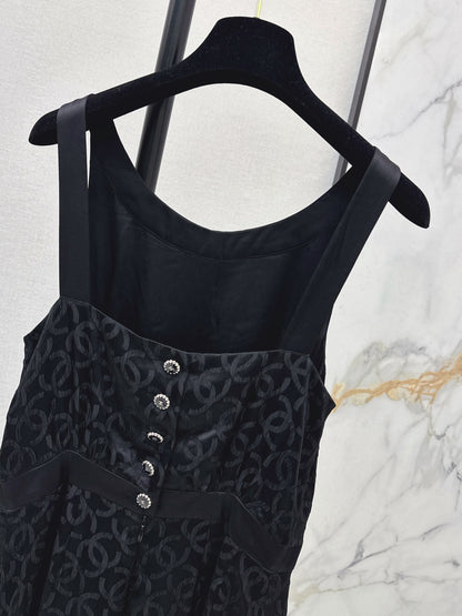 Silk Evening Dress with Bow Decoration