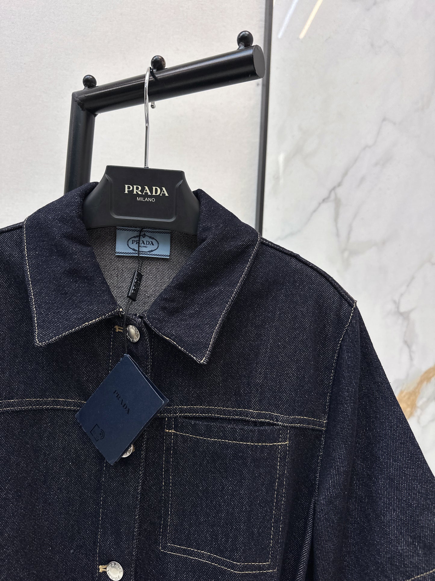Raw denim dress