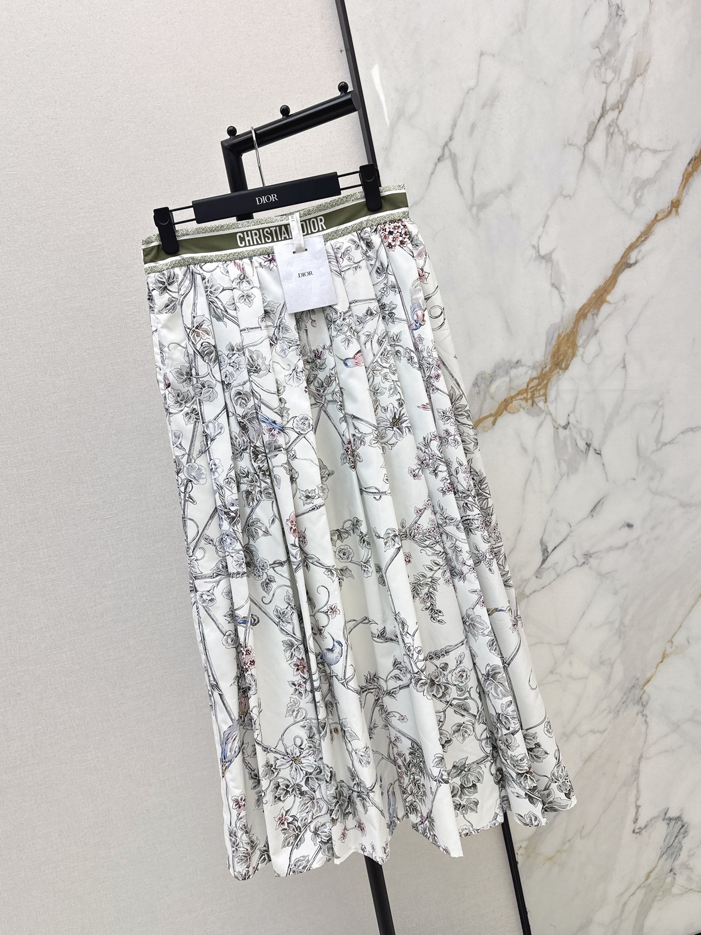 Printed Midi Skirt