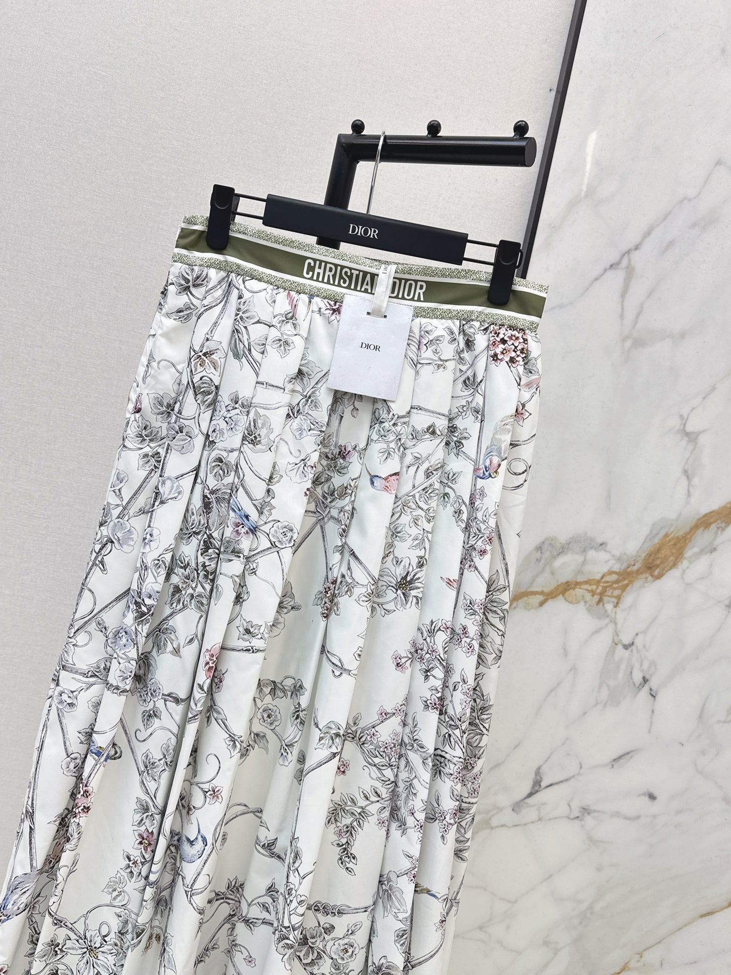 Printed Midi Skirt