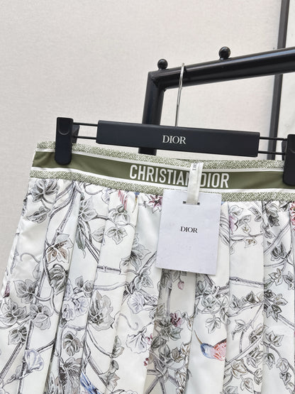 Printed Midi Skirt