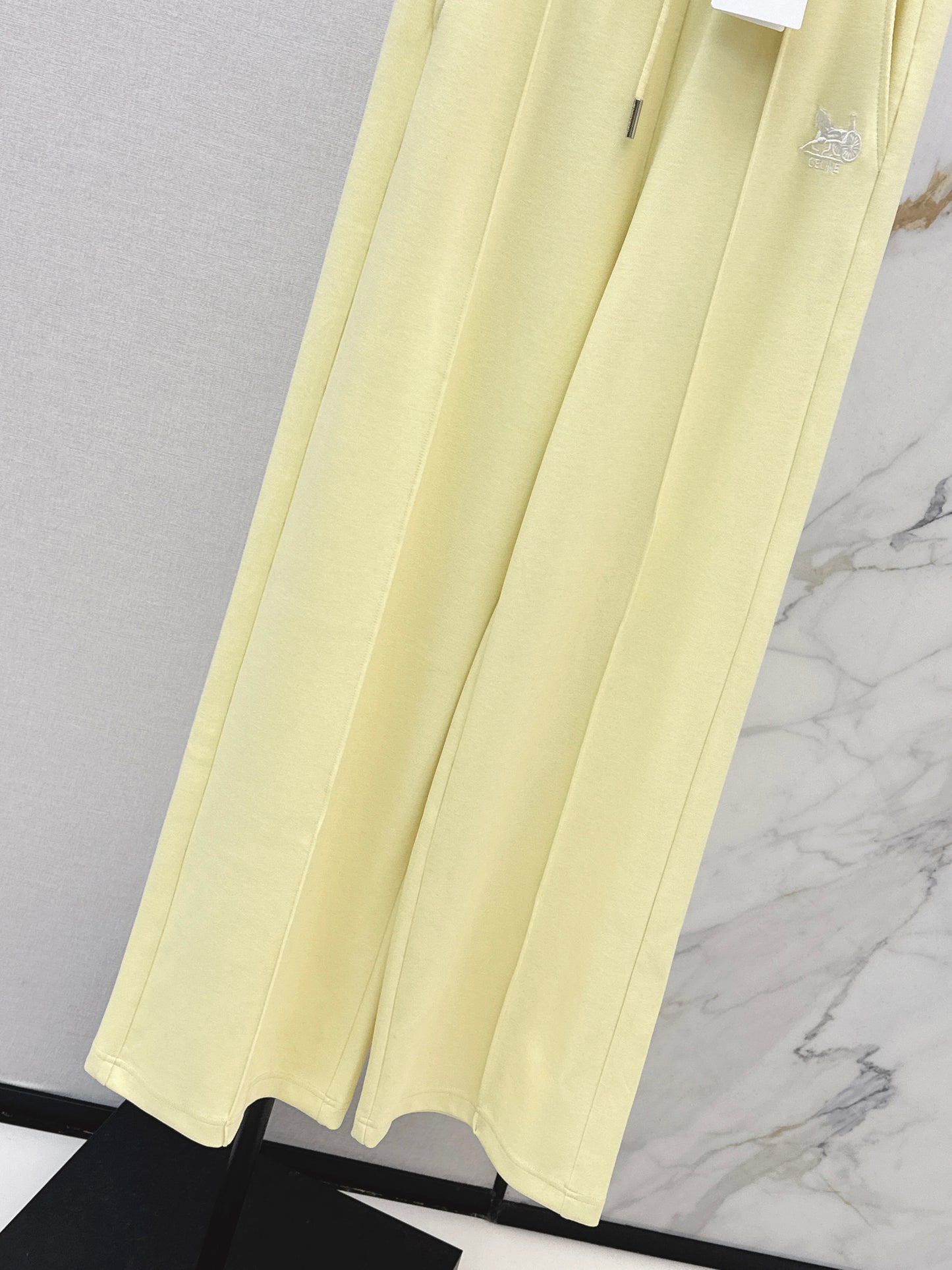 Embroidered Straight Leg Pants