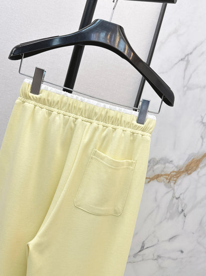 Embroidered Straight Leg Pants