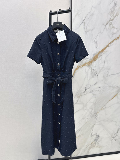 Rhinestone-studded dress