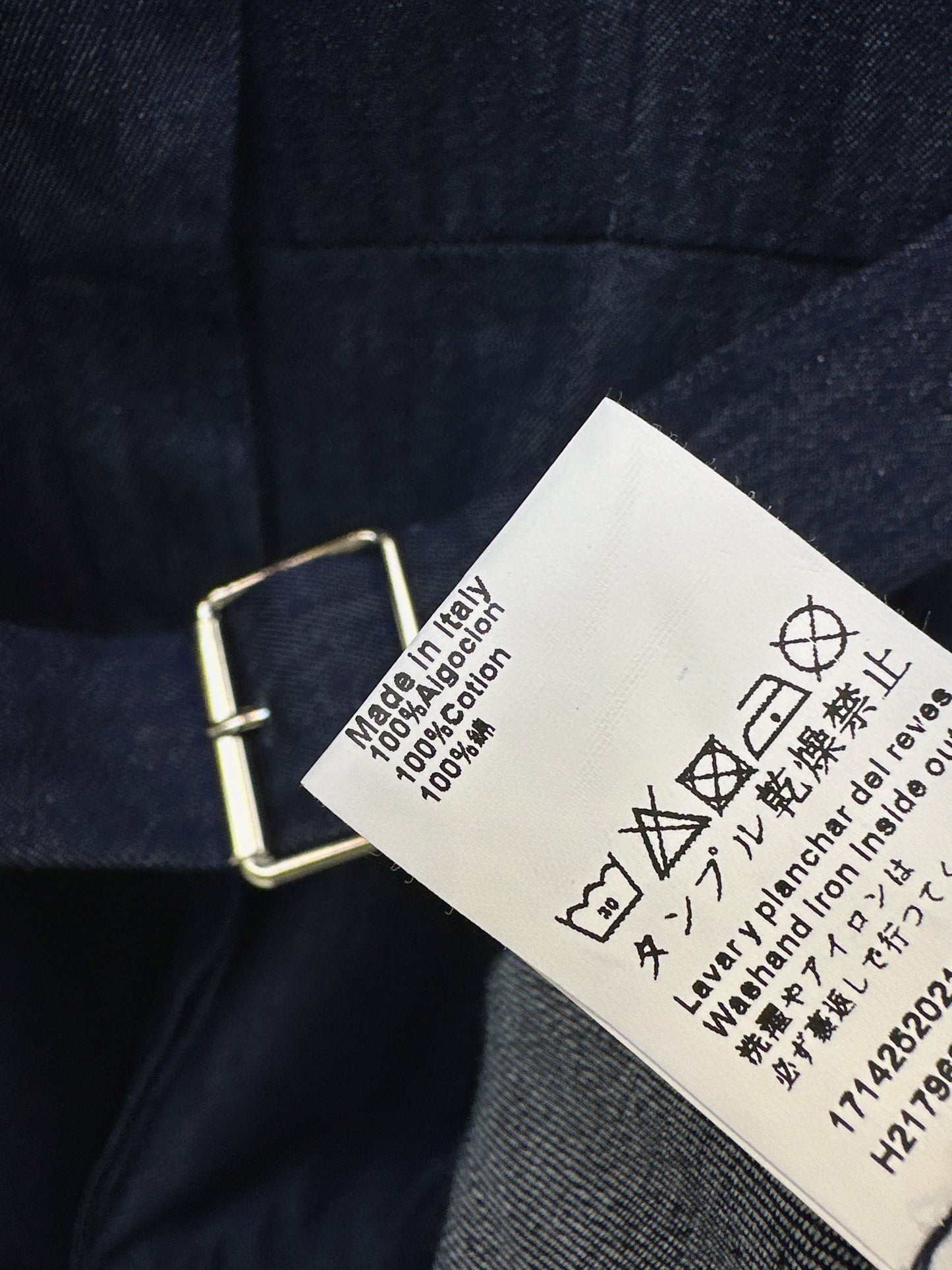 Denim Waist-cinching Dress