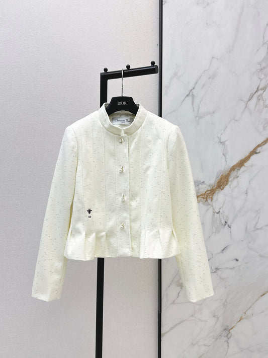 Stand-up collar elegant coat