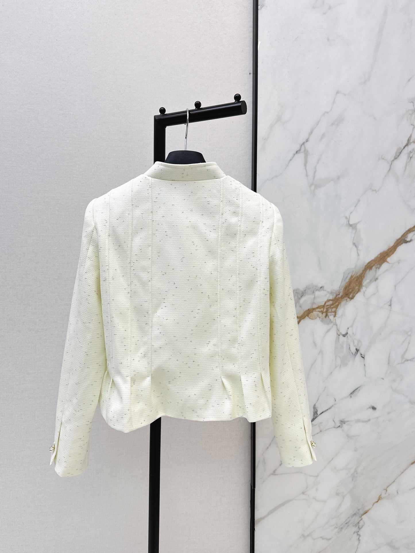 Stand-up collar elegant coat
