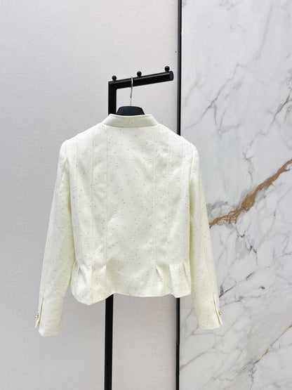 Stand-up collar elegant coat