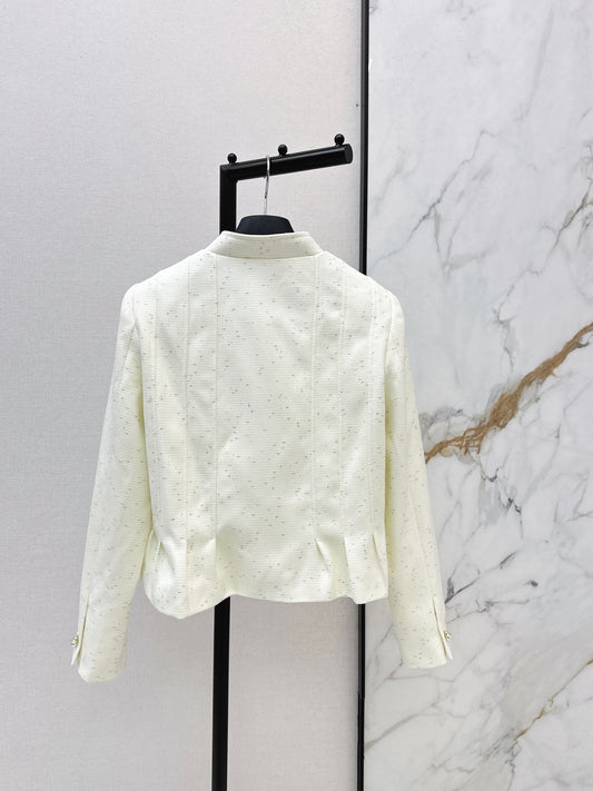 Stand-up collar elegant coat