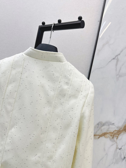 Stand-up collar elegant coat
