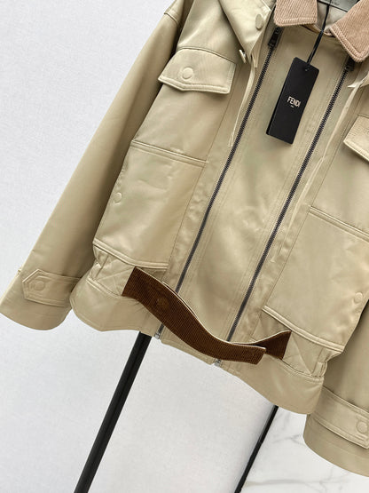 Lapel belted trench coat